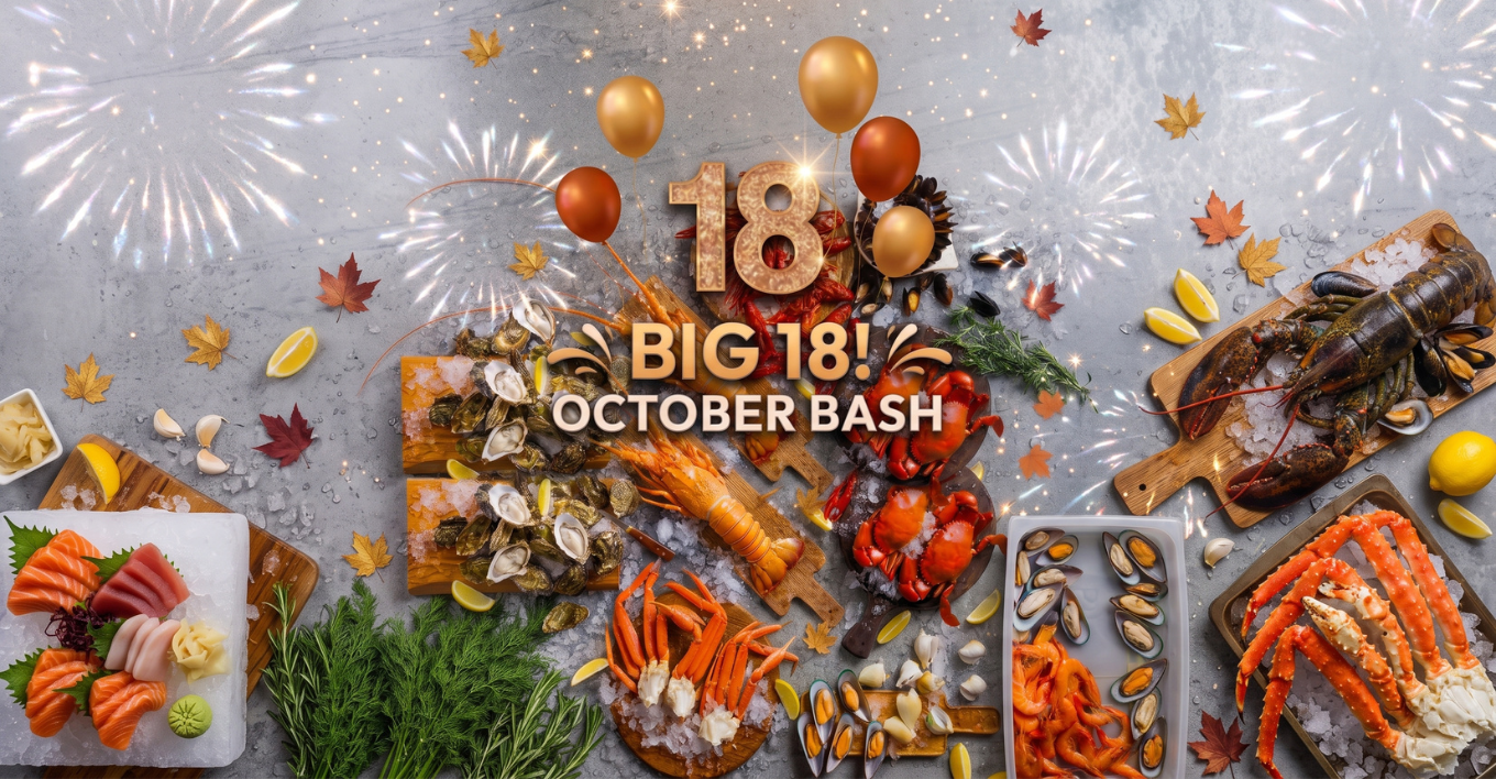 Celebrate Big 18! October Bash Dining Special